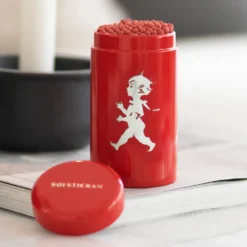 Solstickan tändsticksrör 100-pack, Röd