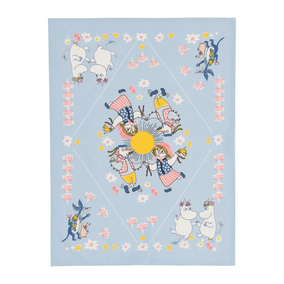 Sommardans Mumin kökshandduk, 50x70 cm