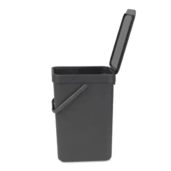 Sort & Go avfallshink 12 liter, grå