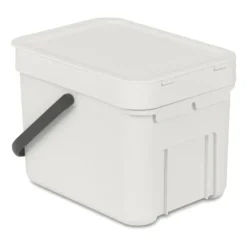 Sort & Go avfallshink 6 liter, Ljusgrå