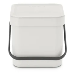 Sort & Go avfallshink 6 liter, Ljusgrå