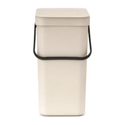 Sort & Go avfallshink 12 liter, Soft Beige