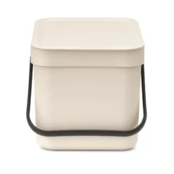 Sort & Go avfallshink 6 liter, Soft Beige