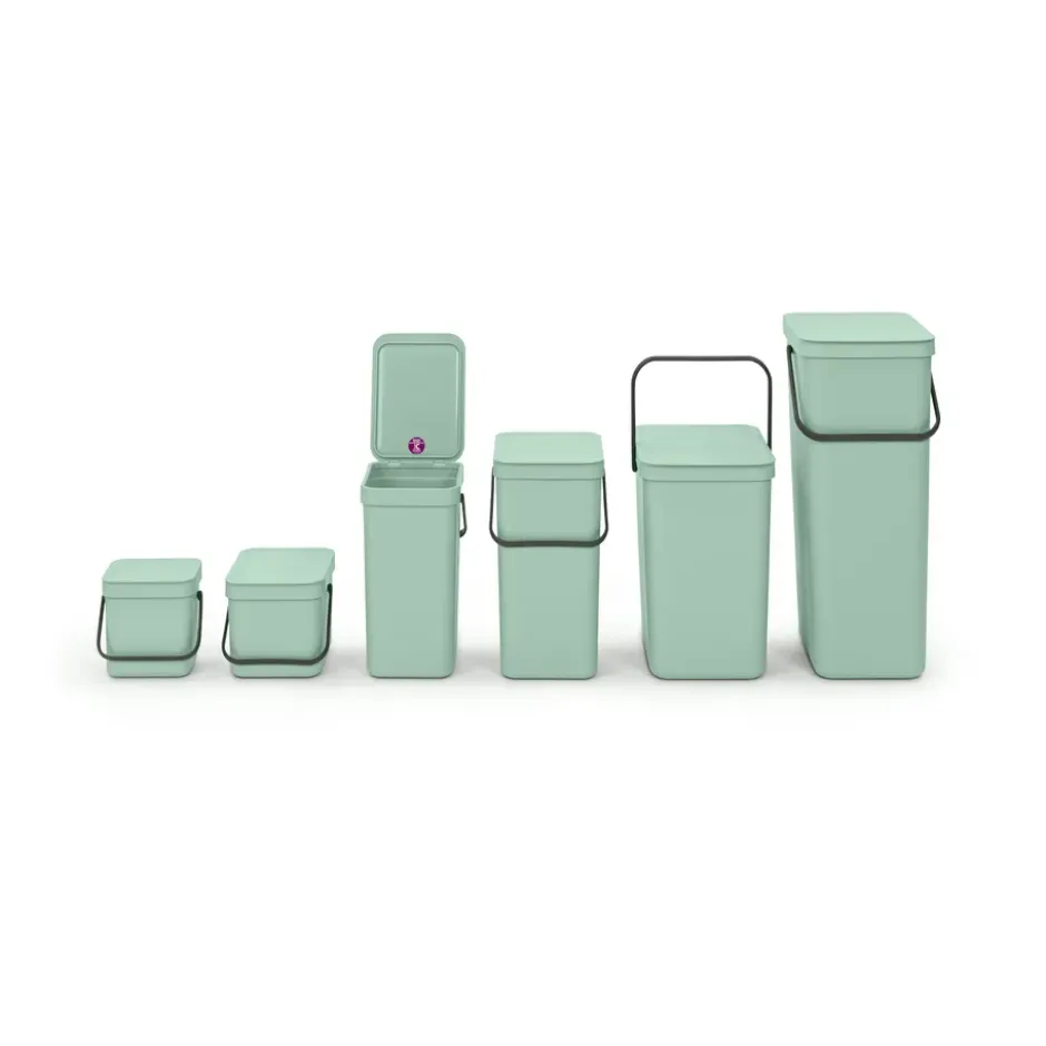 Sort & Go avfallshink 3 L, Jade green