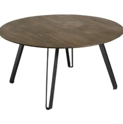 Space matbord Ø 150 cm, Rökt ek