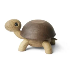 Speedy sköldpadda dekoration 4 cm, Ek-ask
