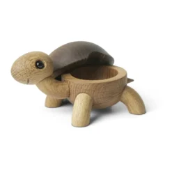 Speedy sköldpadda dekoration 4 cm, Ek-ask