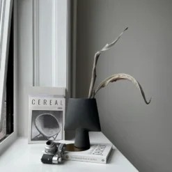 Sphere vas square mini, Svart