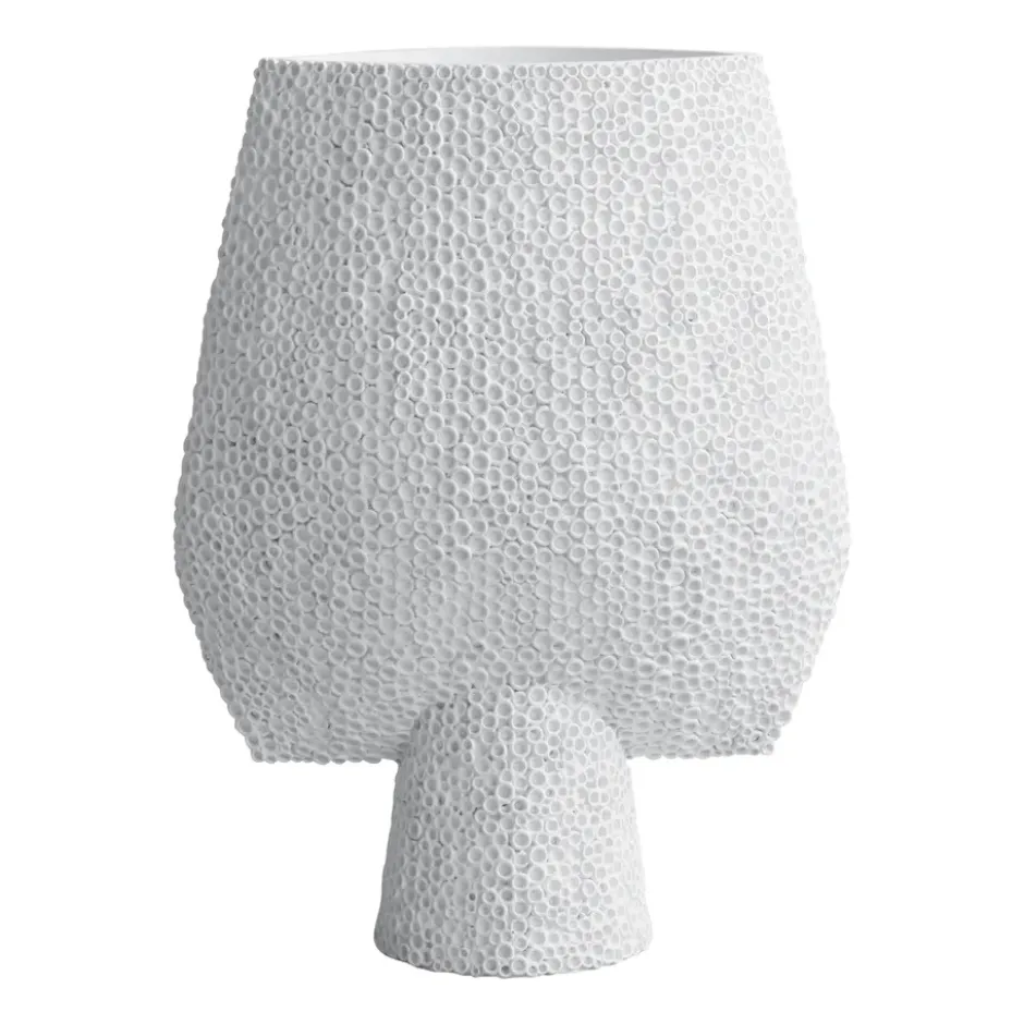 Sphere vas Square Shisen big 44 cm, Bone White
