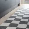 Square all-round gångmatta, Dark grey, 77x240 cm