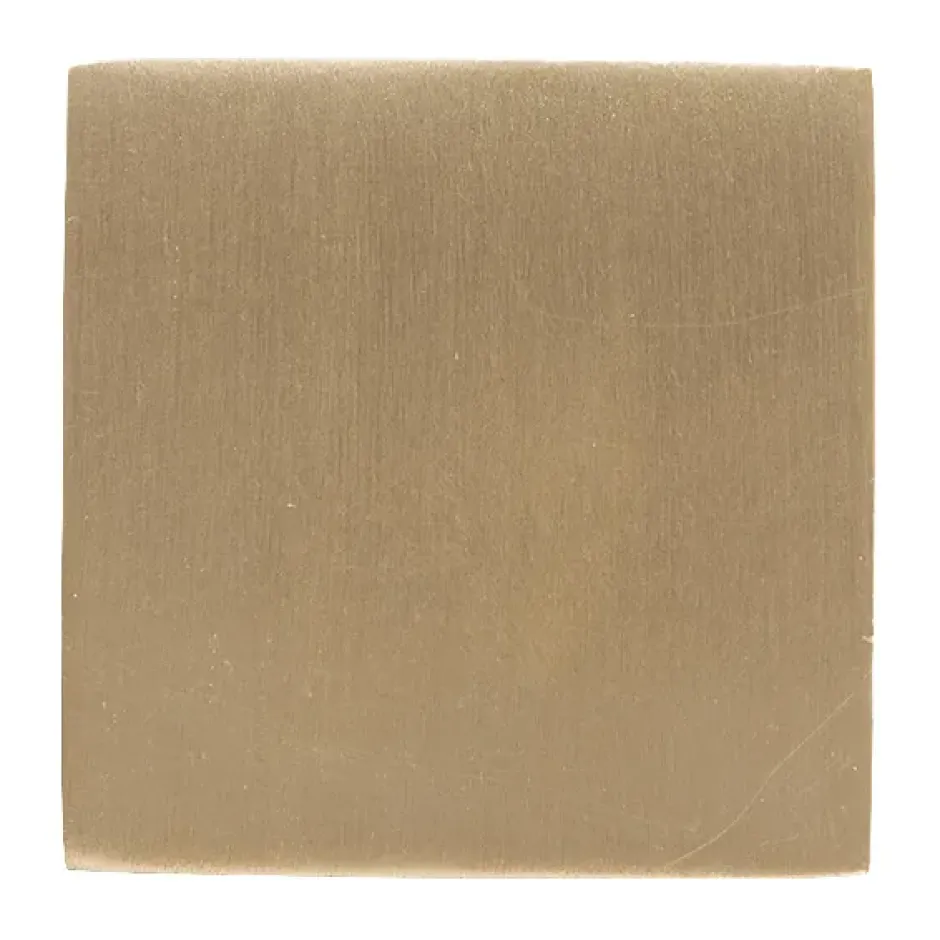 Square krok large, Brass
