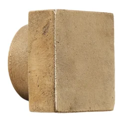 Square krok large, Casted brass