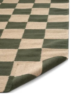 Square matta, Green-natur, 170x230 cm