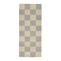 Squares gångmatta, Grey-natural, 80x200 cm