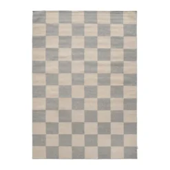 Squares matta, Grey-natural, 300x400 cm