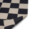 Squares matta, Svart-beige, 250x350 cm