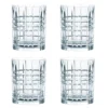 Square whiskyglas 34 cl 4-pack, 34 cl