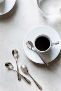 Stanton Bright kaffesked 8-pack, Rostfritt stål