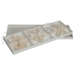 Star mix julhänge 3-pack, Vit