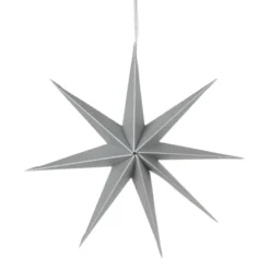 Star pappersstjärna Ø50 cm, Silver