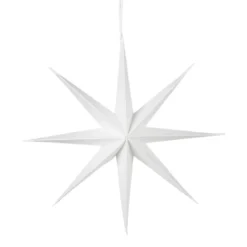 Star pappersstjärna Ø50 cm, White