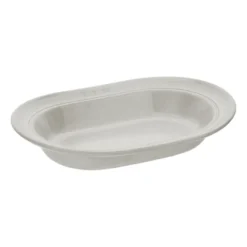 Staub New White Truffle fat ovalt, 25 cm