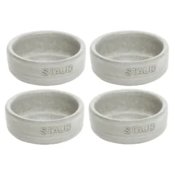 Staub New White Truffle mini skål 4-pack, Ø5 cm