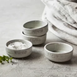 Staub New White Truffle mini skål 4-pack, Ø5 cm