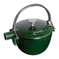 Staub tekanna gjutjärn rund 1,15 L, Basilikagrön