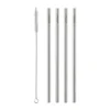 Stelton återanvändbara sugrör 4-pack, Steel