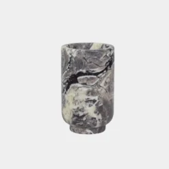 Stevie vas Ø12,5x20,5 cm, Grå marmor