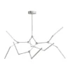 Stick chandelier takkrona, Chrome