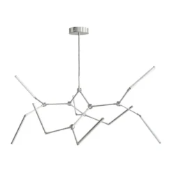 Stick chandelier takkrona, Chrome