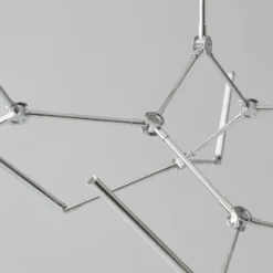 Stick chandelier takkrona, Chrome
