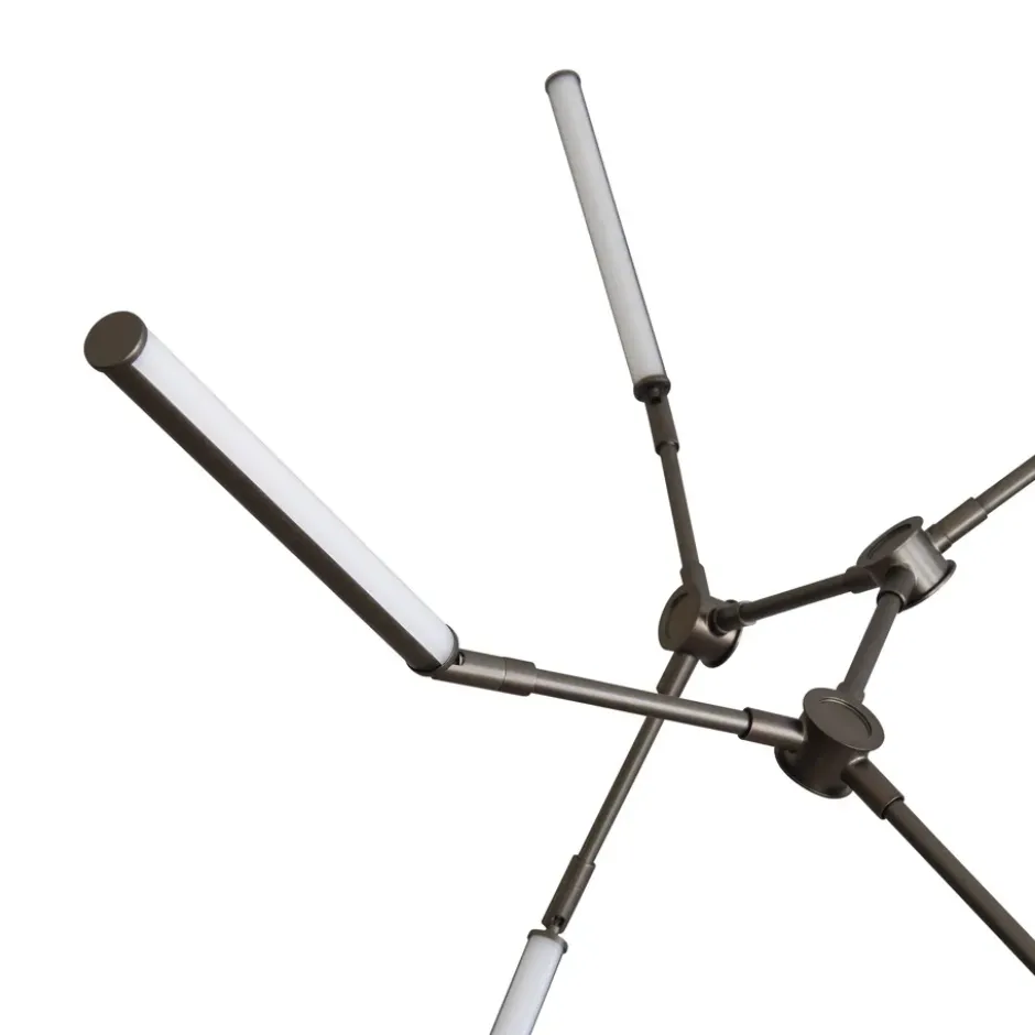 Stick chandelier takkrona mini, Bronze