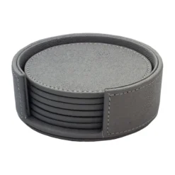 Sting glasunderlägg Ø12 cm 6-pack, Antracit