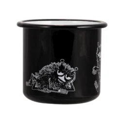 Stinky emaljmugg 37 cl, Svart