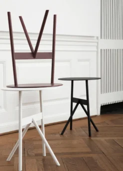 Stock Table sidobord Ø37 cm H:46 cm, White