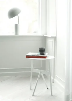 Stock Table sidobord Ø37 cm H:46 cm, White