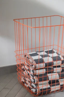 Store-it förvaringskorg med bomullspåse large, Orange