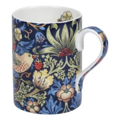Strawberry Thief mugg 35 cl, Indigo-mineral