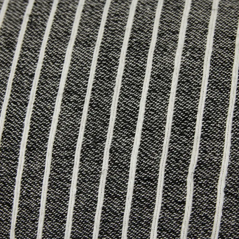 Striped monochrome kudde 40x70 cm, Grey