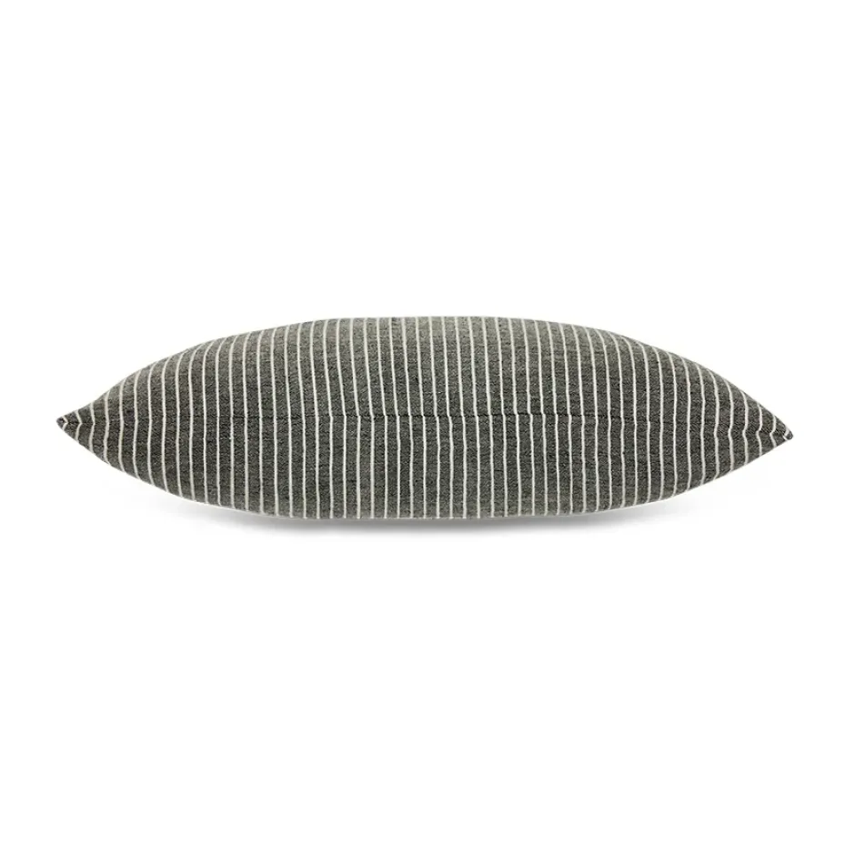 Striped monochrome kudde 40x70 cm, Grey