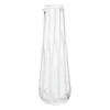 Stripe karaff med lock 0,8 l, Clear-white stripes