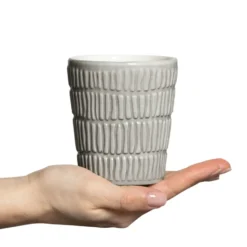 Stripes mugg 30 cl, Grå