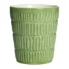 Stripes mugg 30 cl, Grön