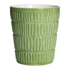 Stripes mugg 30 cl, Grön