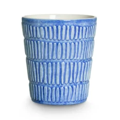 Stripes mugg 30 cl, Ljusblå