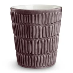Stripes mugg 30 cl, Plum