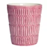Stripes mugg 30 cl, Rosa